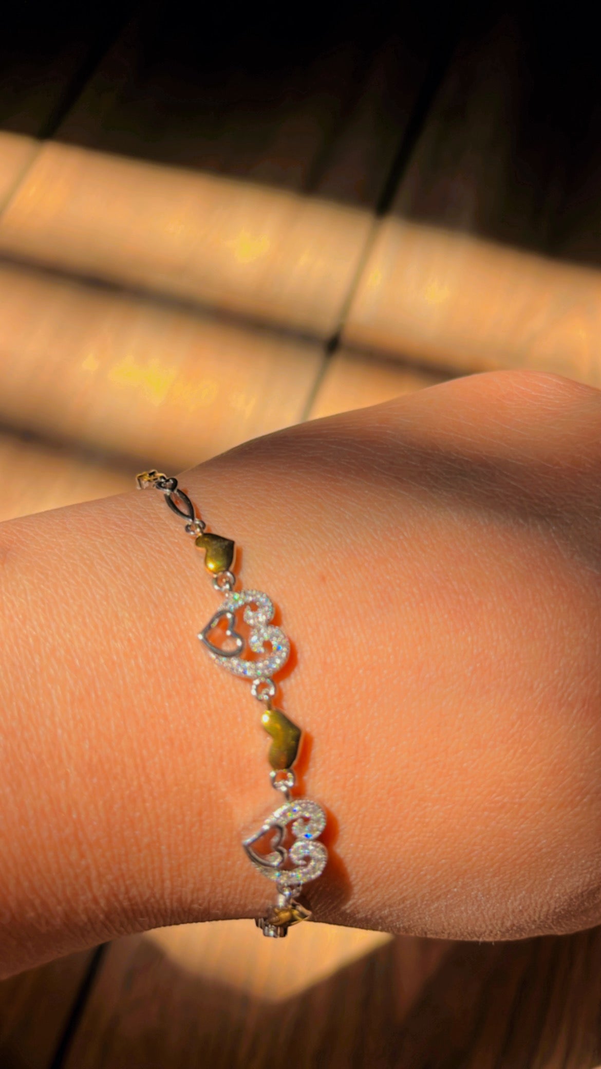 Gold Plated Heart bracelet