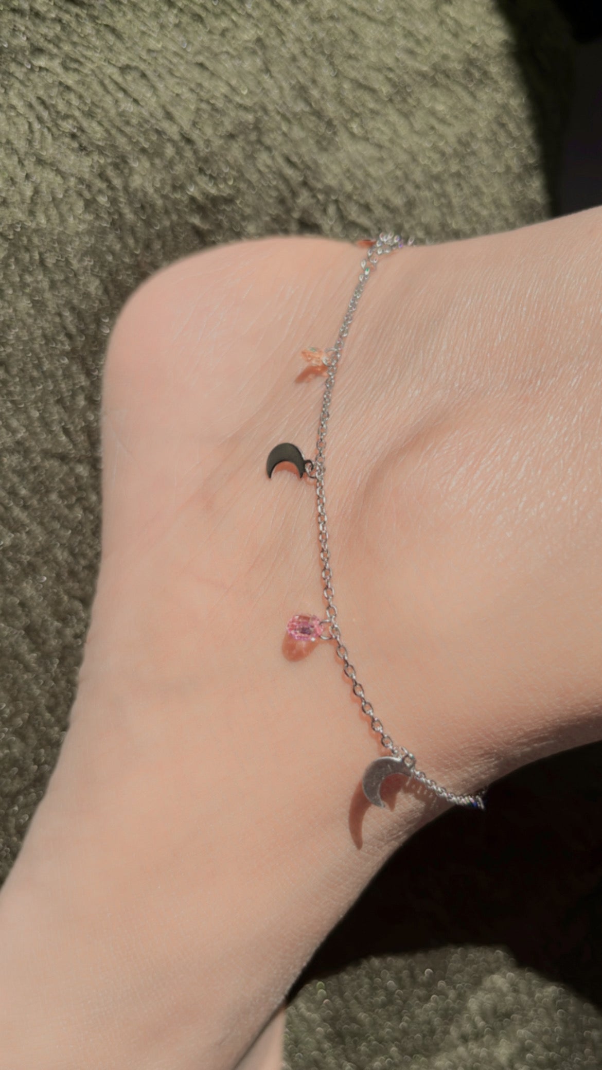 Moonstone Anklet