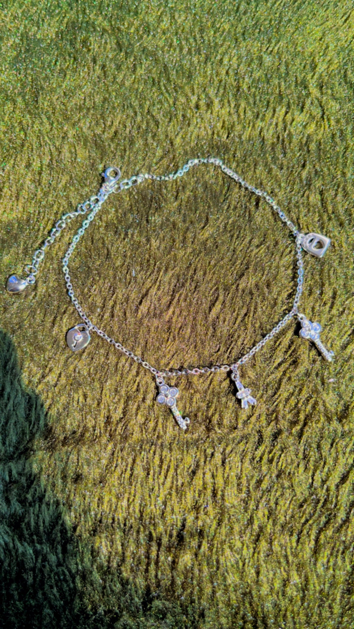 Lock & key love Anklet