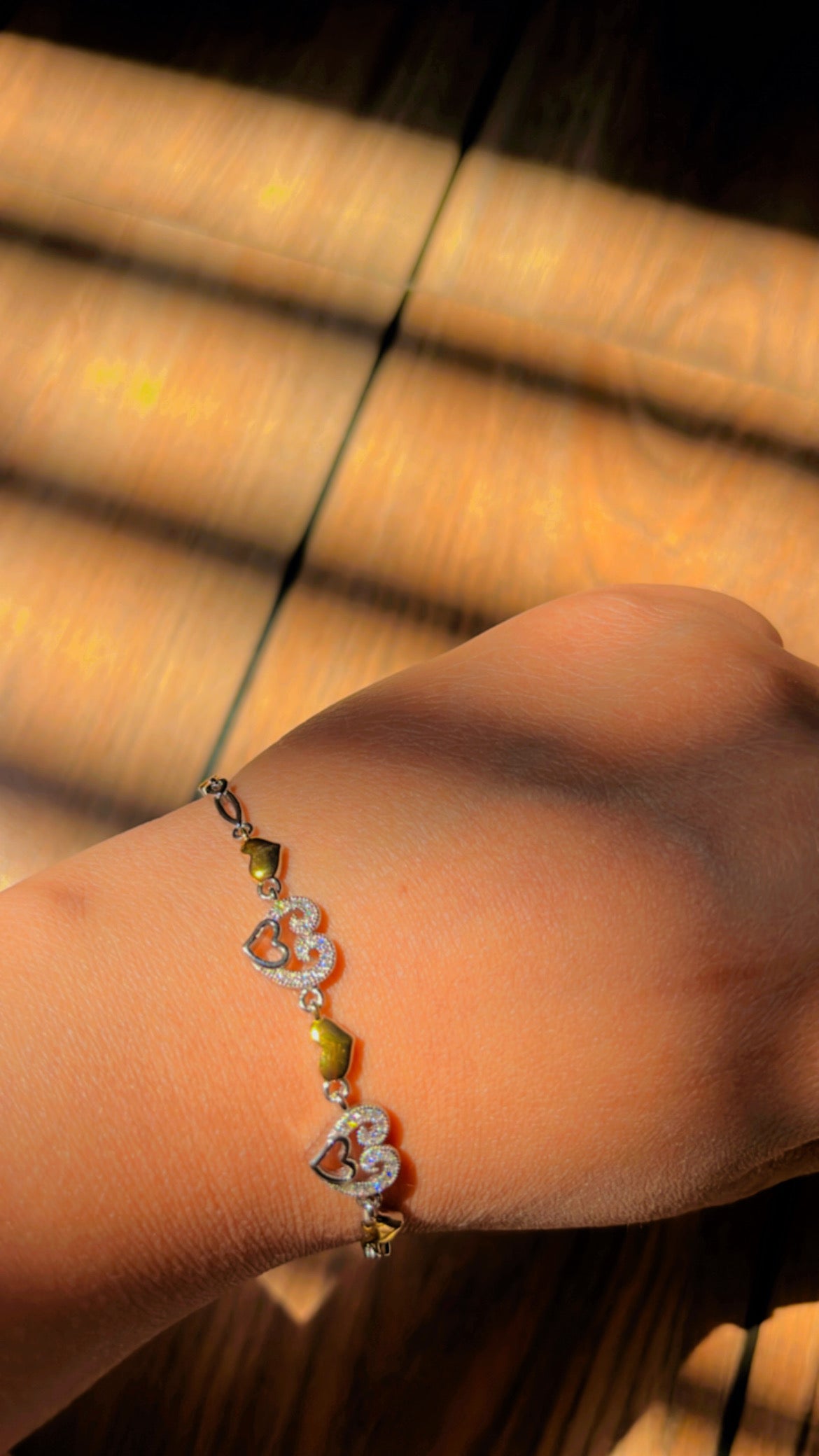 Gold Plated Heart bracelet