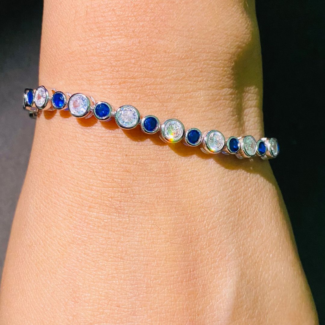Blue & White Bracelet
