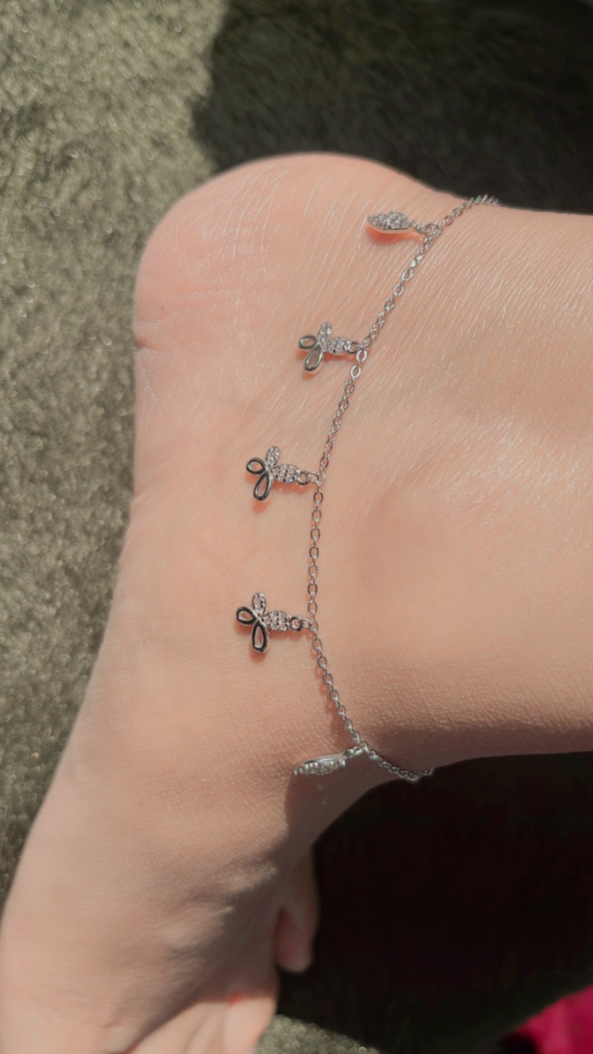 Flower love Anklet