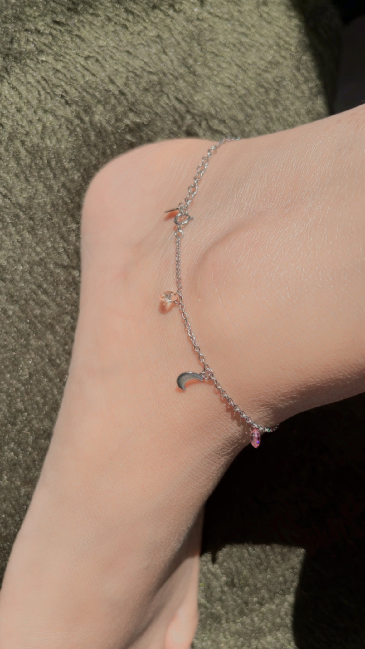 Moonstone Anklet