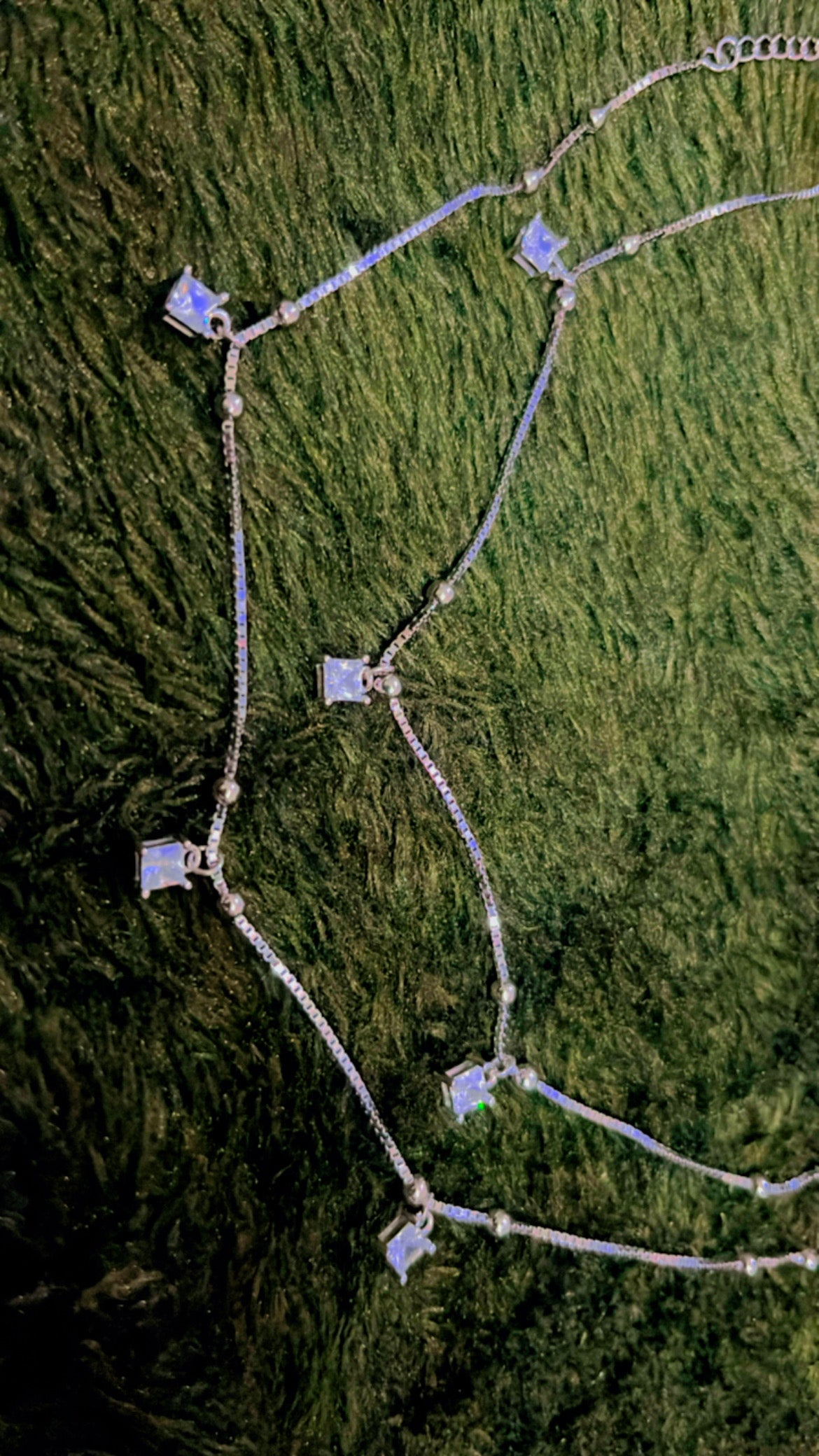 Anklet Square Stone
