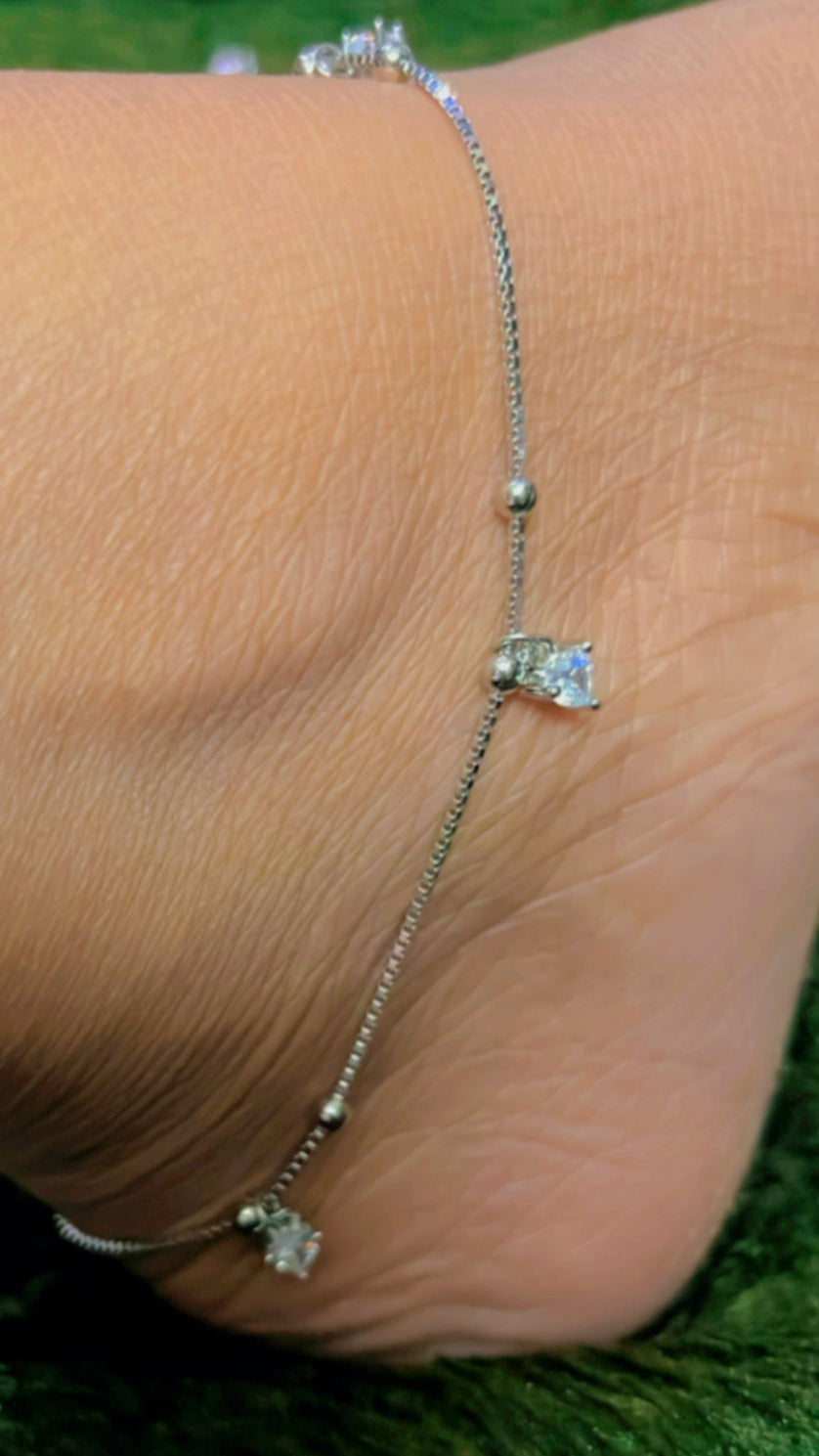 Anklet Square Stone