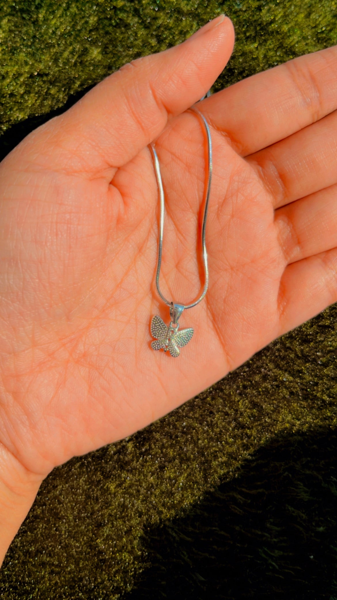 Dotted Butterfly Pendant