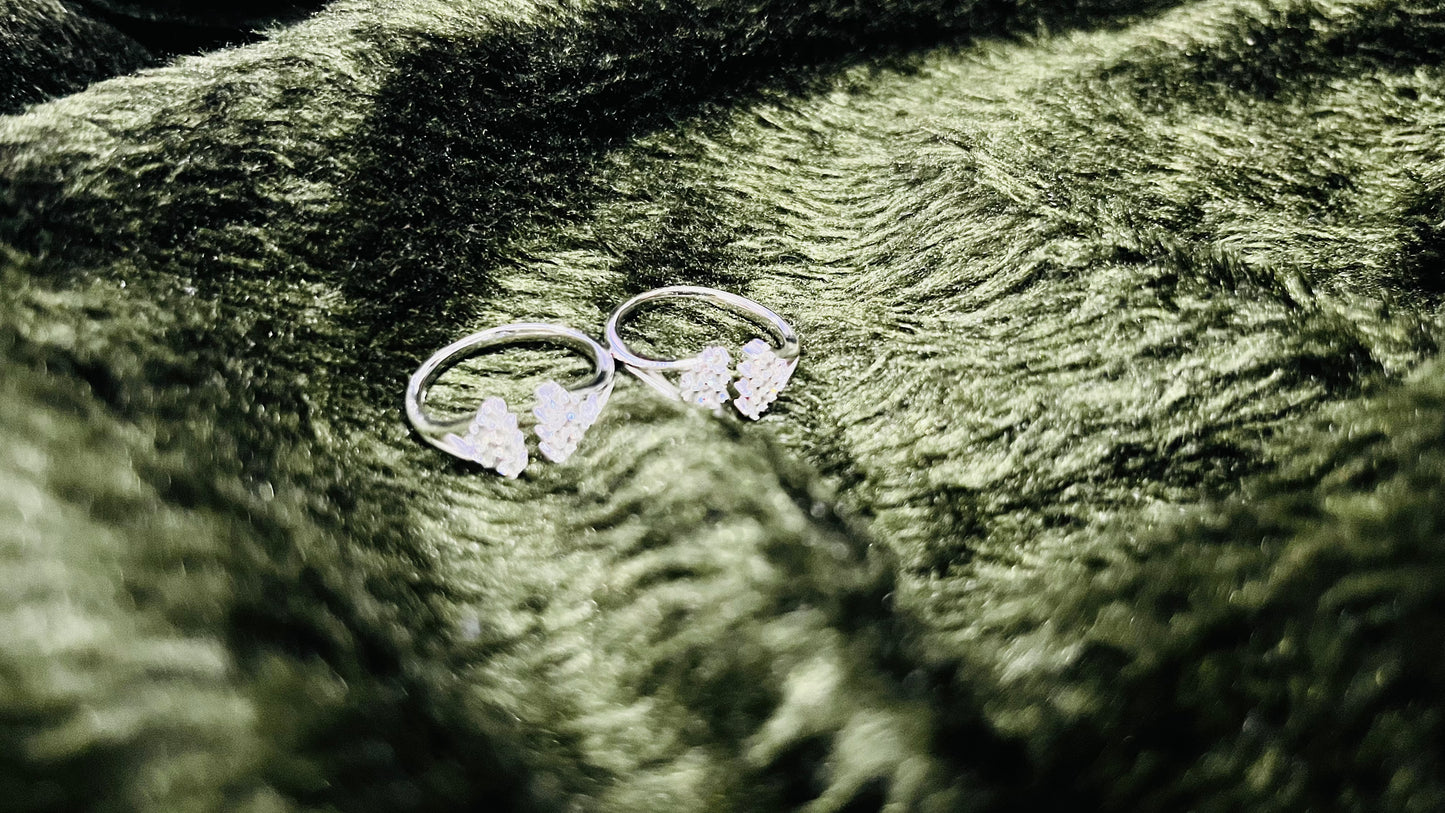 Front open toe ring