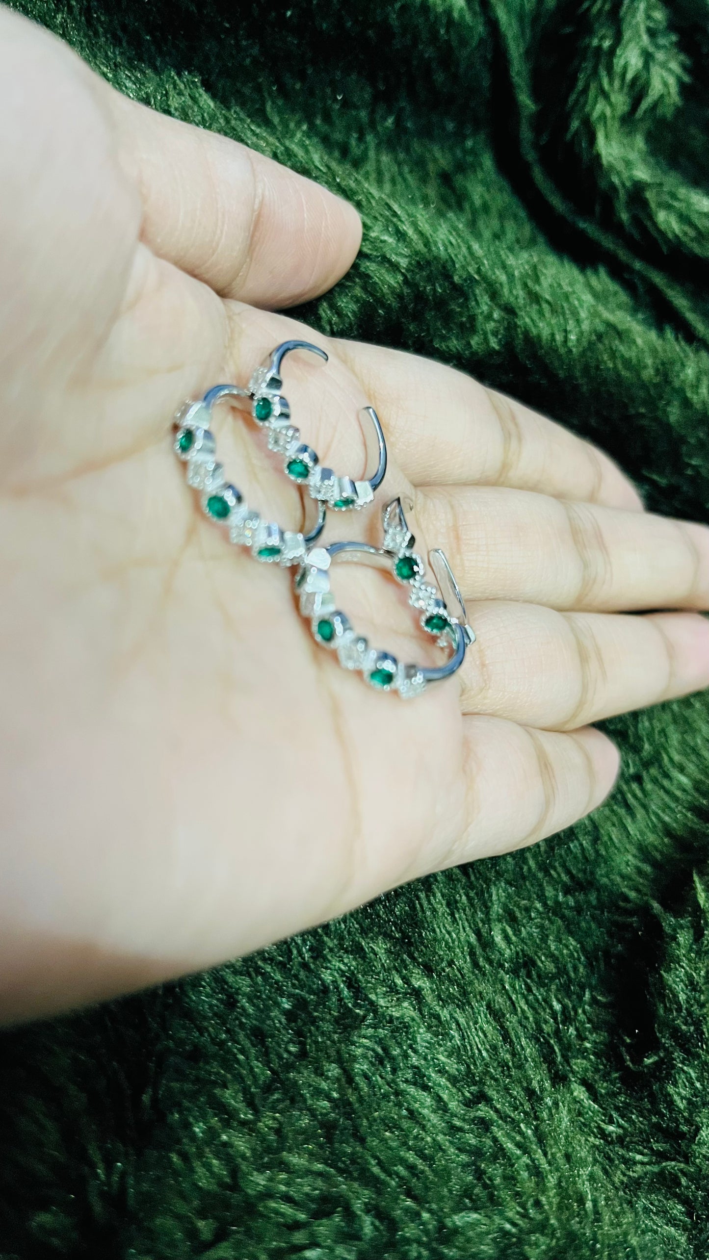 Half toe ring Green