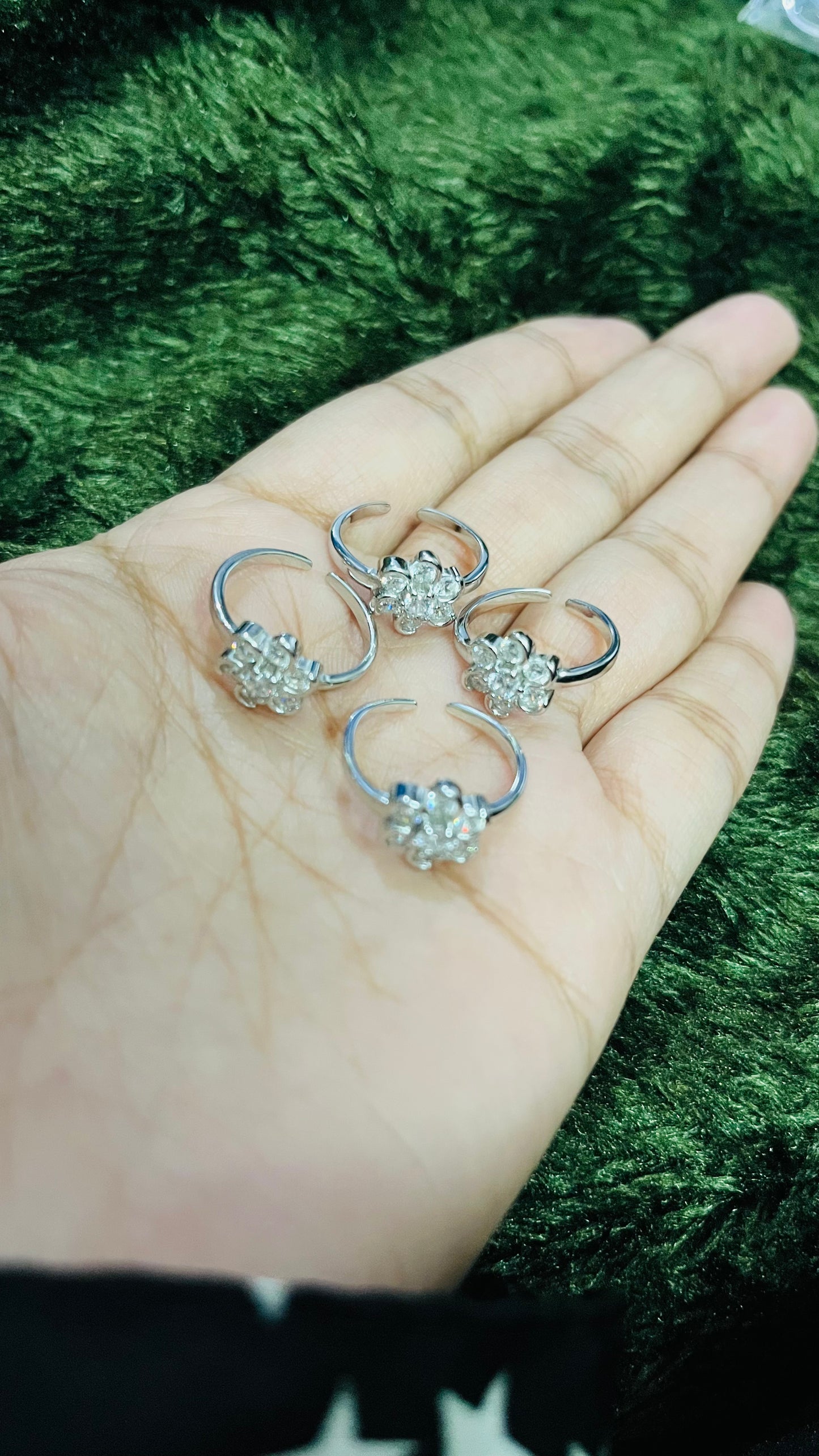 Flower Toe Ring