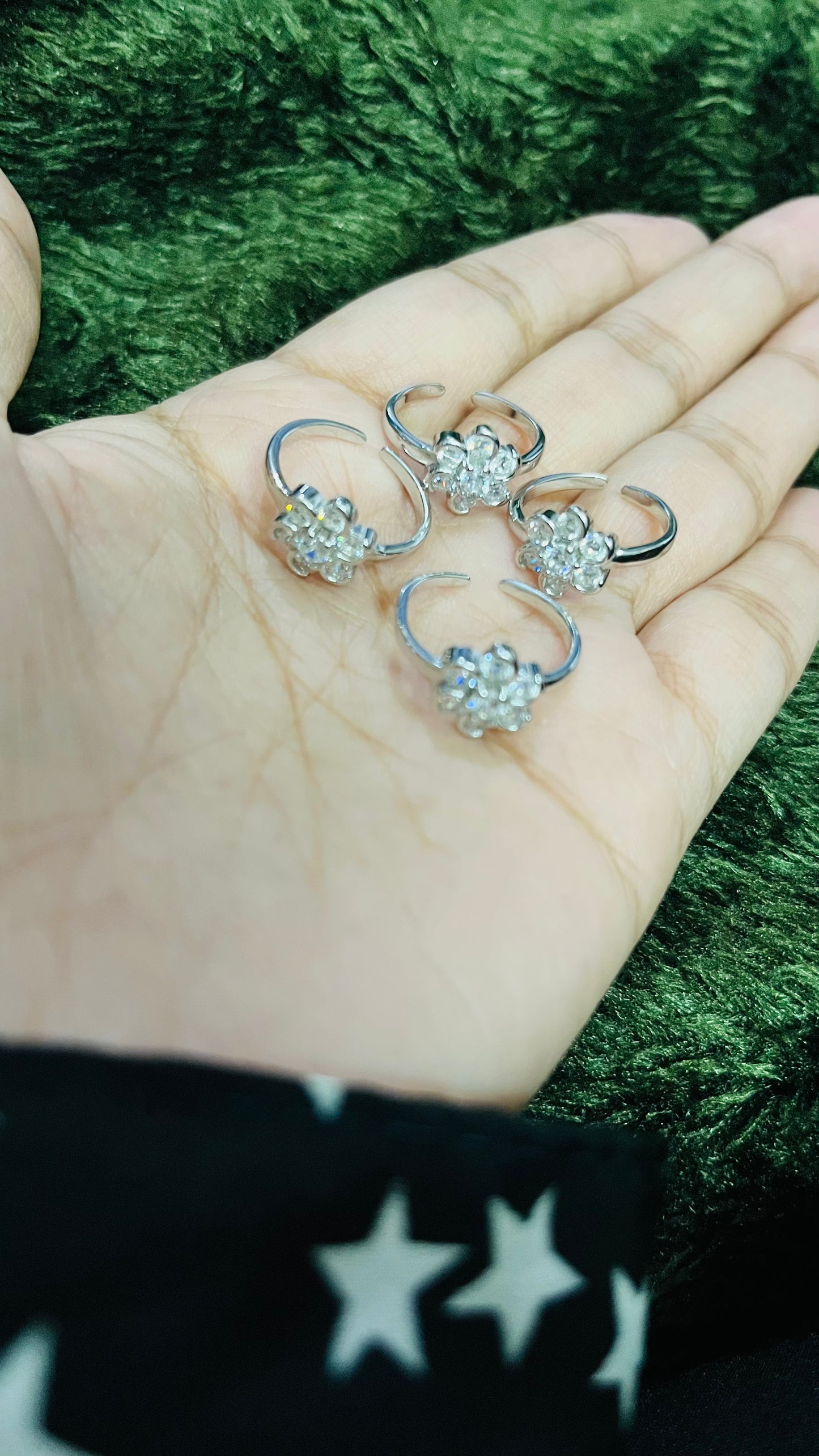 Flower Toe Ring
